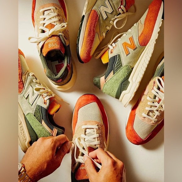 KITH Ronnie Fieg&Frank Lloyd Wright Foundation NB Made in USA 998 alo wash c/w - Picture 3 of 12